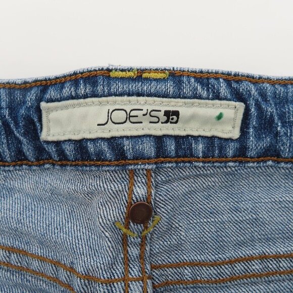 Joes Jeans Womens 30 Light Blue Denim Jean Pants Straight Leg Bootcut Hem Boot - Picture 7 of 11